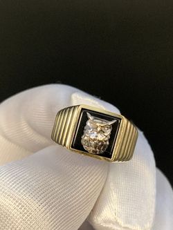 GENTS OWL RING #36086