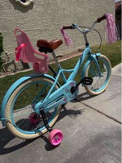 SuperSuper Girls bike, 20" Ready to Ride Beautiful Color Basically Training wheels New Fun Fun