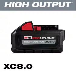 Milwaukee M18 18-Volt Lithium-Ion High Output XC 8.0 Ah Battery