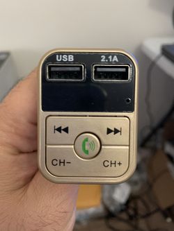 Wireless Bluetooth Car kit handsfree talk MP3 player fm transmitter dual car charger