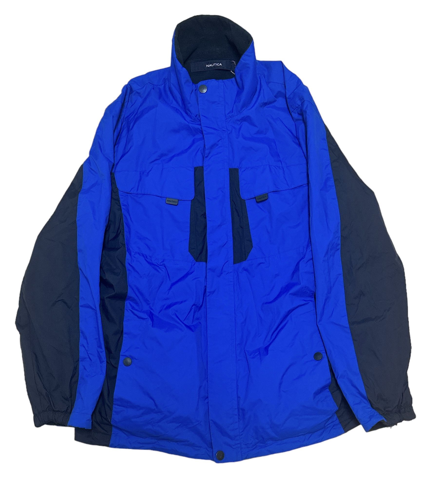 Nautica Vintage Men’s NWT Reversible NX2000 Blue Black Insulated Jacket Size XXL