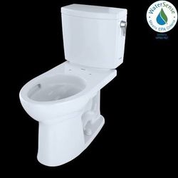 NEW Toto Drake Elongated Toilet Two-Piece Tornado Flush White