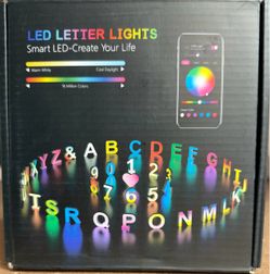 LED Letter Lights Smart RGB Set