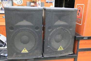 Behringer Eurolive E1220 400 Watt Pa Speakers Floor Monitor 