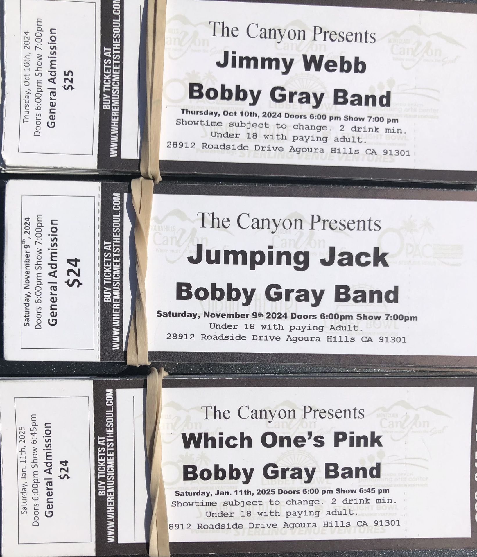 Discounted Concert Tickets $20 No Service Fees