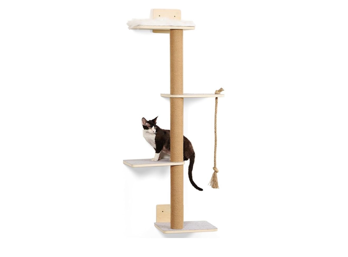 50 Inch Wall Mounted Cat Tree Scratcher - 4 Tier - NEW in Box!