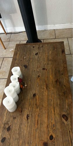 Wooden ROLLING coffee Table
