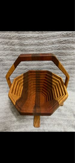 Wooden Collapsible Fruit Basket