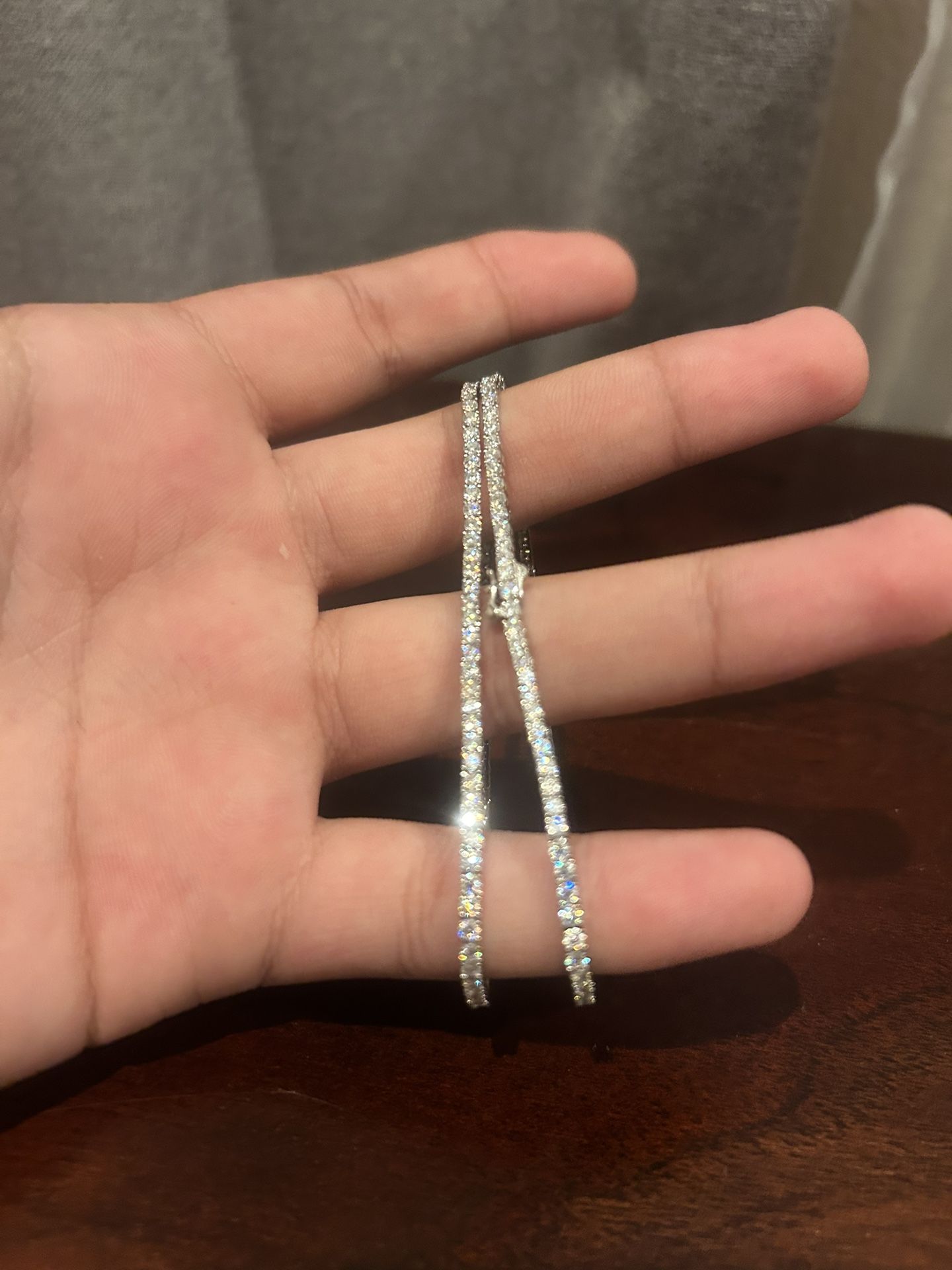 2 Moisanite Tennis Bracelets 