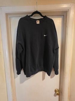 Vintage Black Nike Men's Sweatshirt Size XL