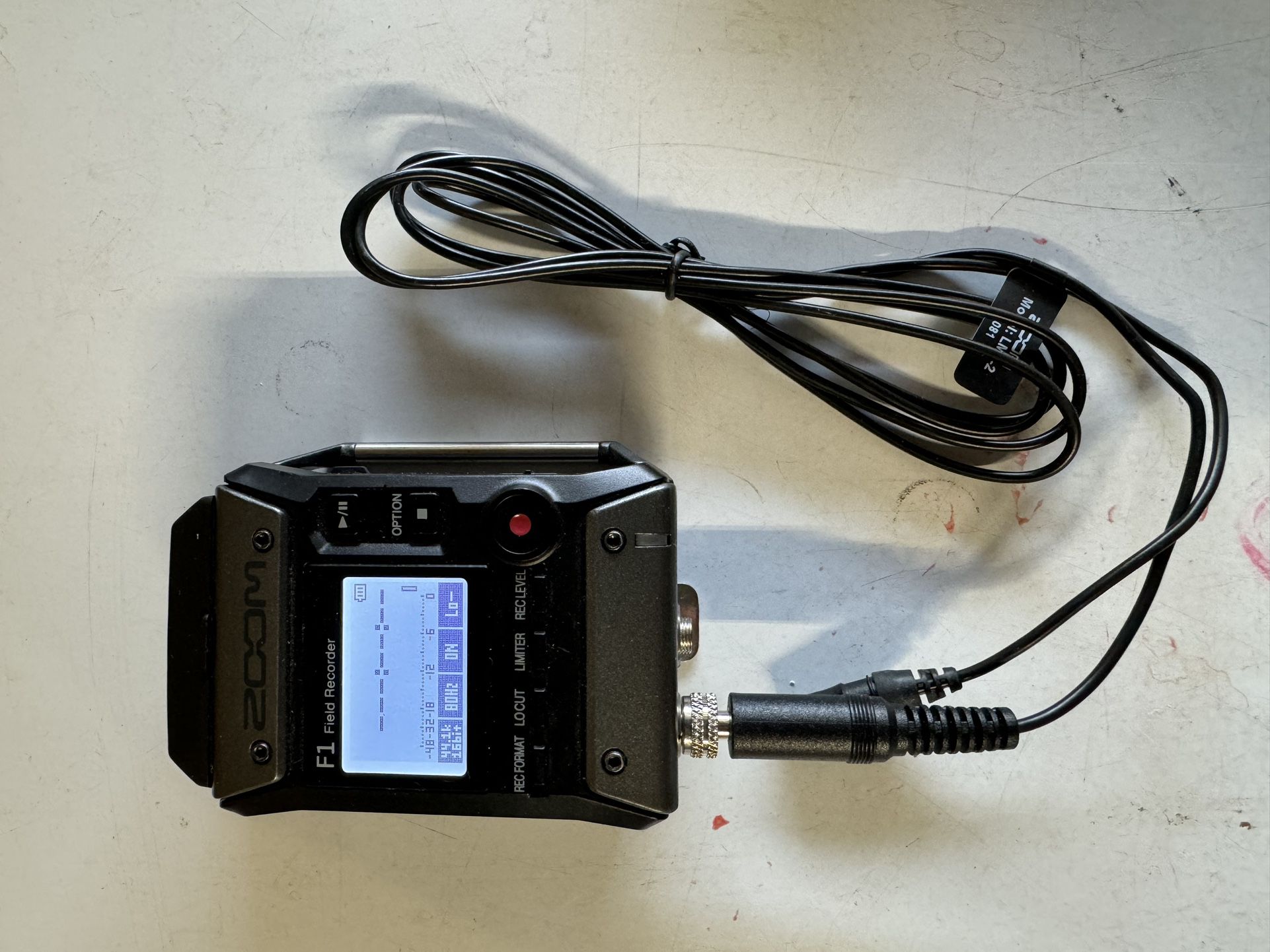 Zoom F1 Field Recorder And EXH-6 XLR Adapter 