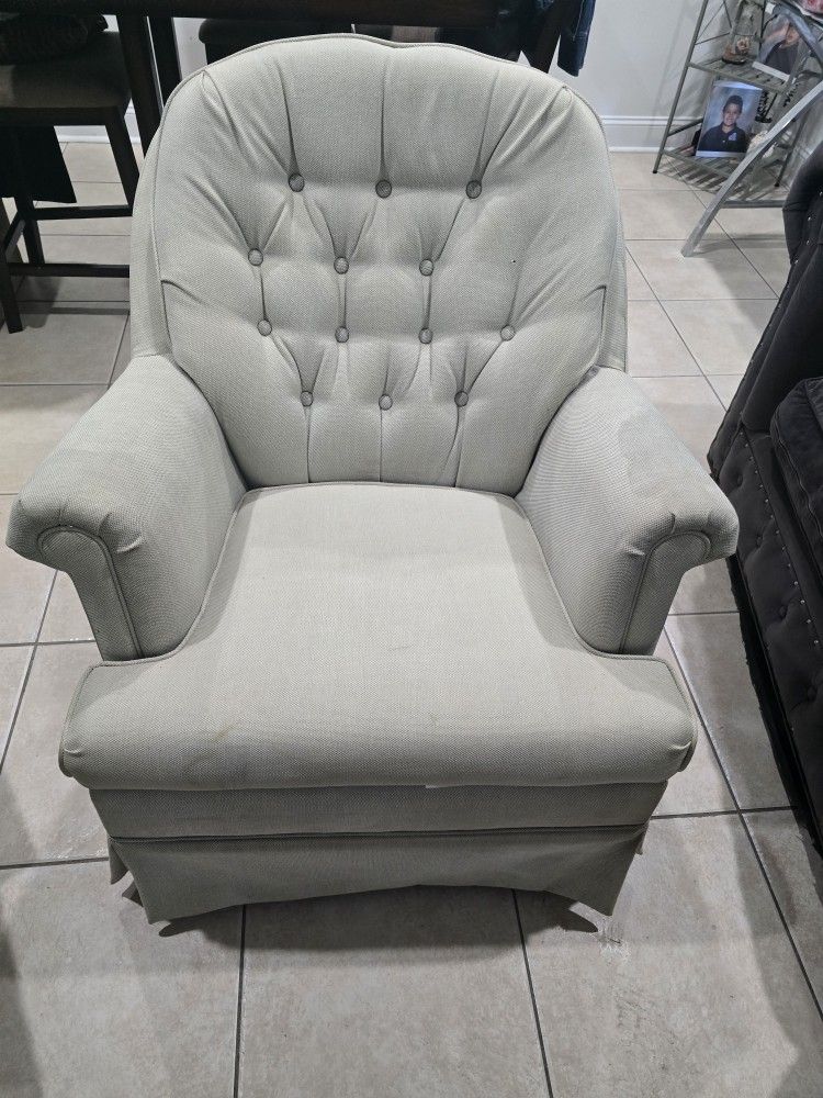 Accient Rocker Chair, Light Mint Color