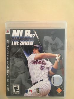 Sony PlayStation ps3 mlb 07 the show