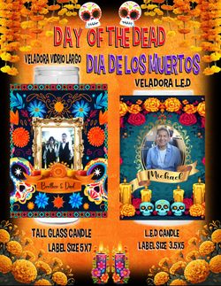 Day of the dead Candles