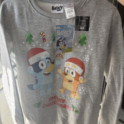 New Christmas Bluey Sweatshirt 