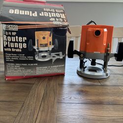 Chicago electric 1 3/4 HP Router Plunge With Brake 