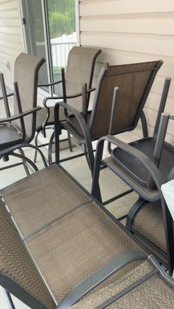 Outdoor patio furniture 10 pieces
