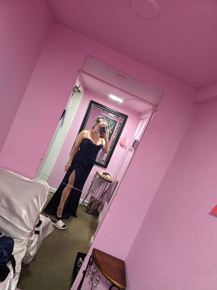 Navy Blue Dress