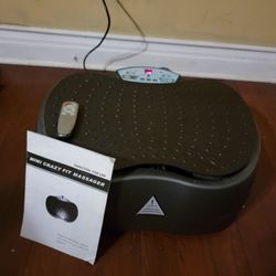 Mini Crazy Fit Massager Vibration Plate Exercise Machine With Remote