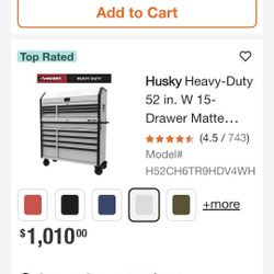 52in Husky Tool Chest
