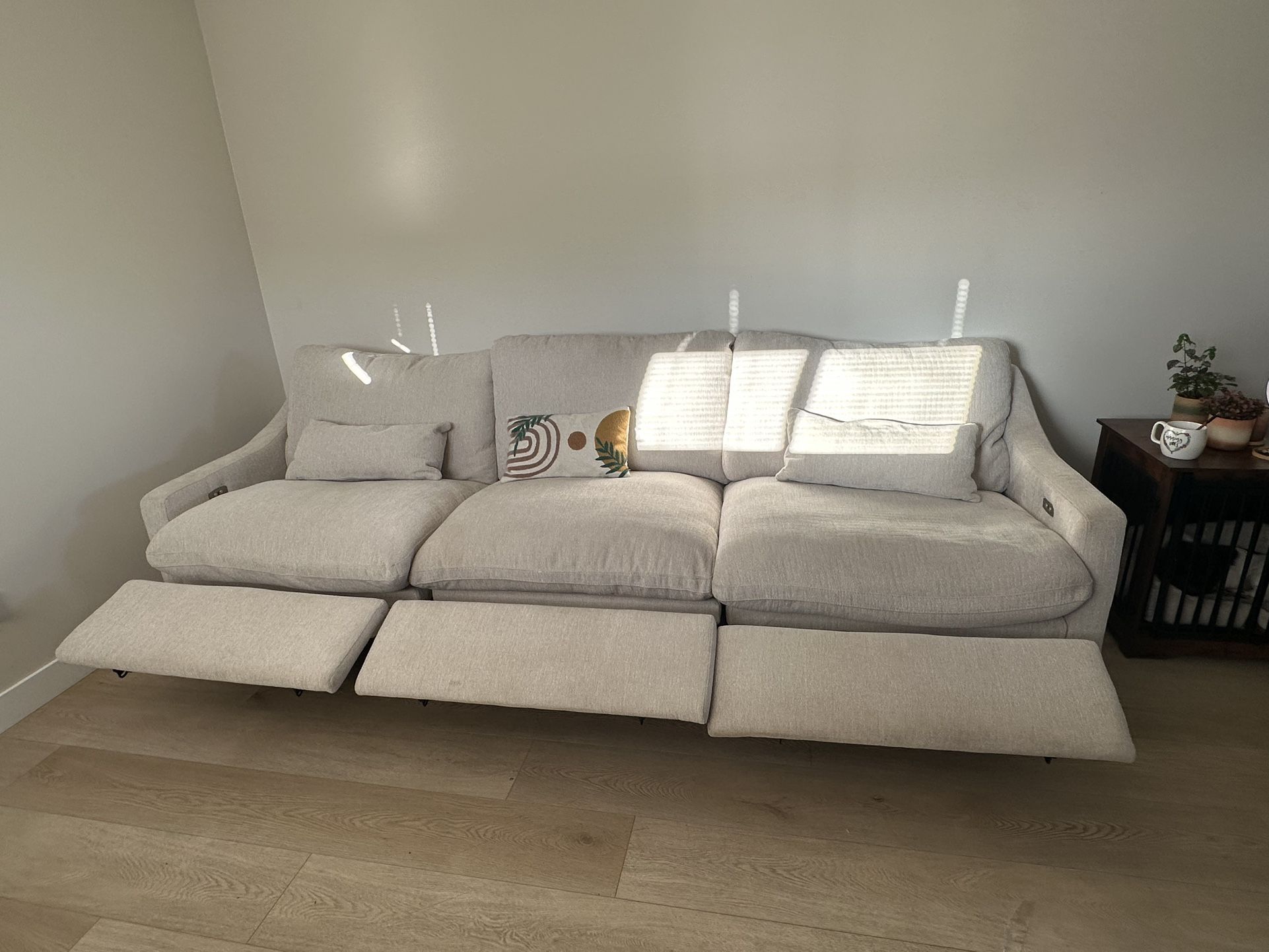 Modular Sofa 3 Power Reclining Seats 
