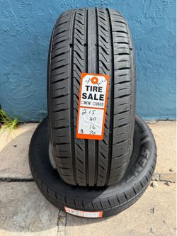 (2) Used 215 60 16 Sentury Tires
