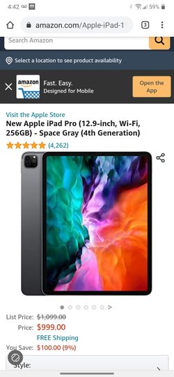 ipad pro 11 brandnew .new charger box .new cord .new case