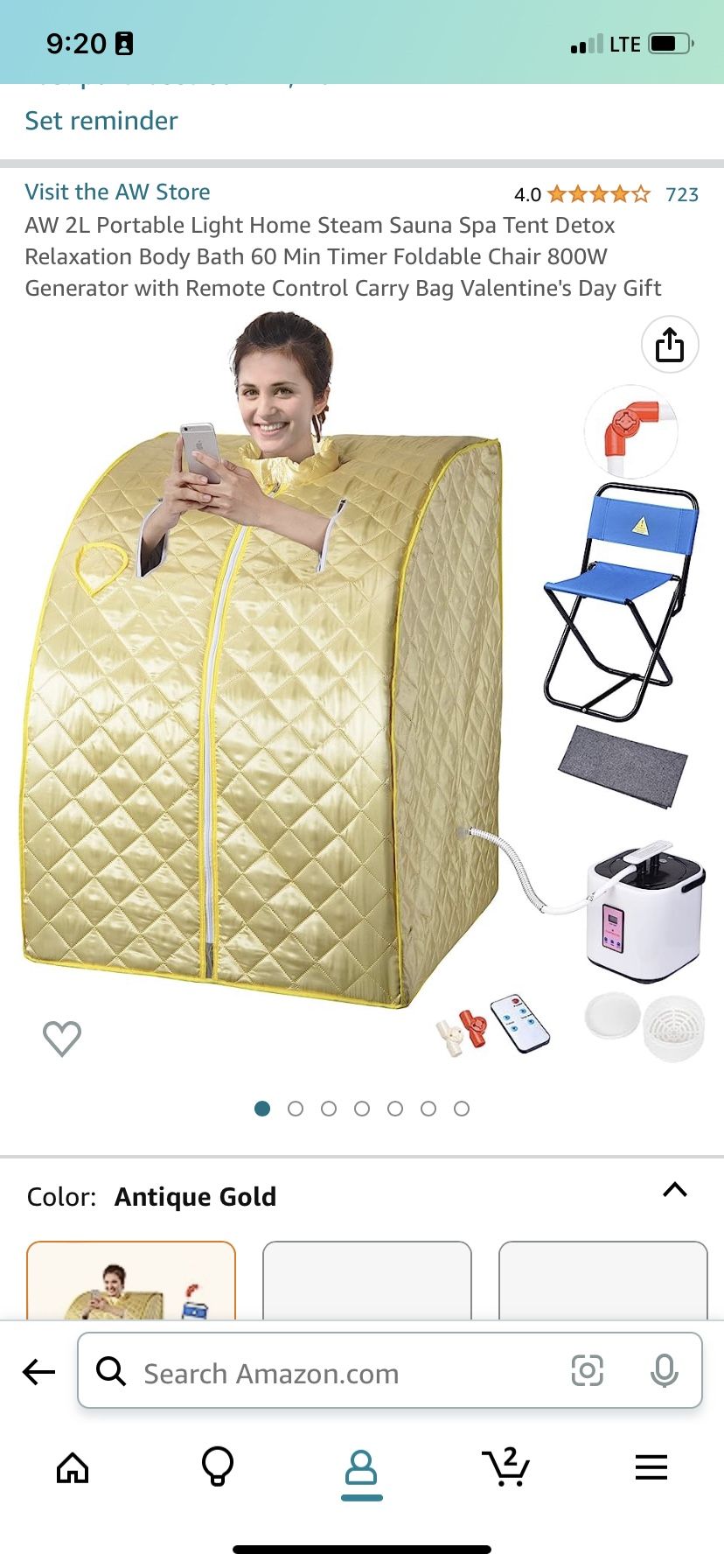 Portable Sauna