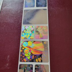 Vintage Lisa Frank Holographic Stickers