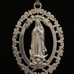 Silver St Mary Pendant 