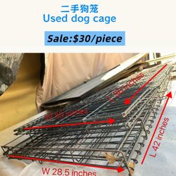 🐶 Heavy-Duty Folding Wire Dog Crate / Metal Pet Cage 🐶