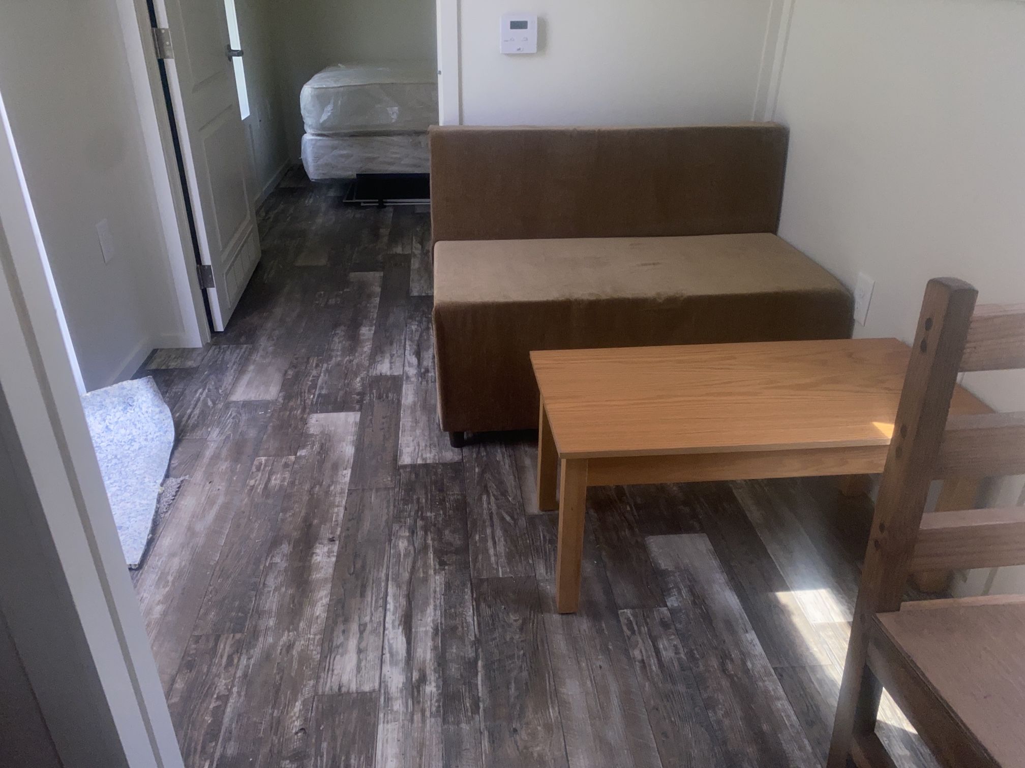 Tiny Home Couch And Coffee Table