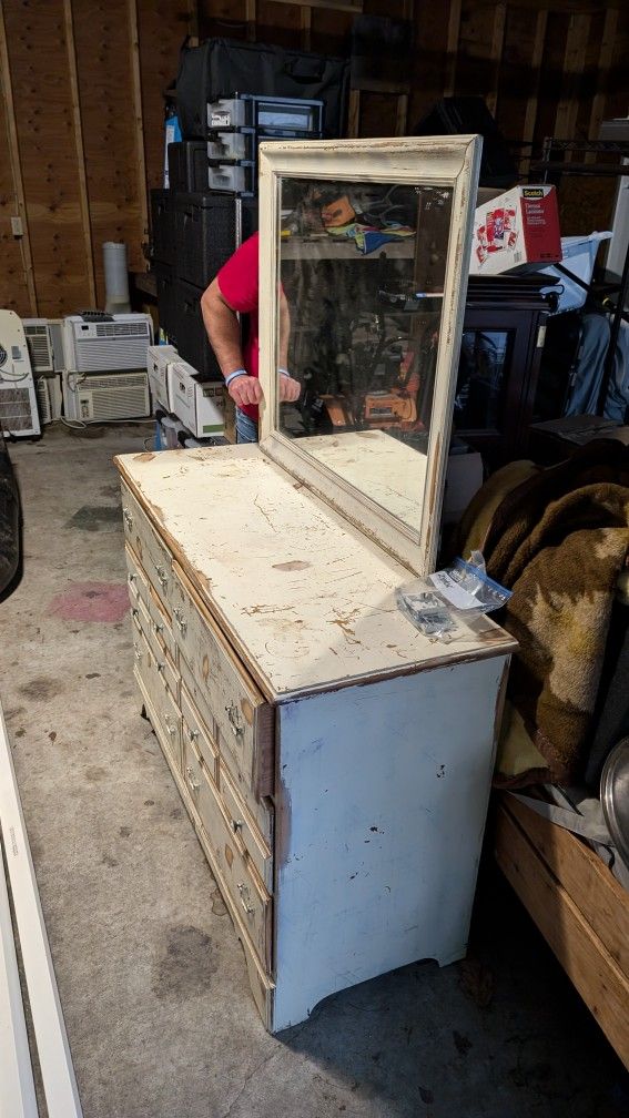 Dresser and Mirror