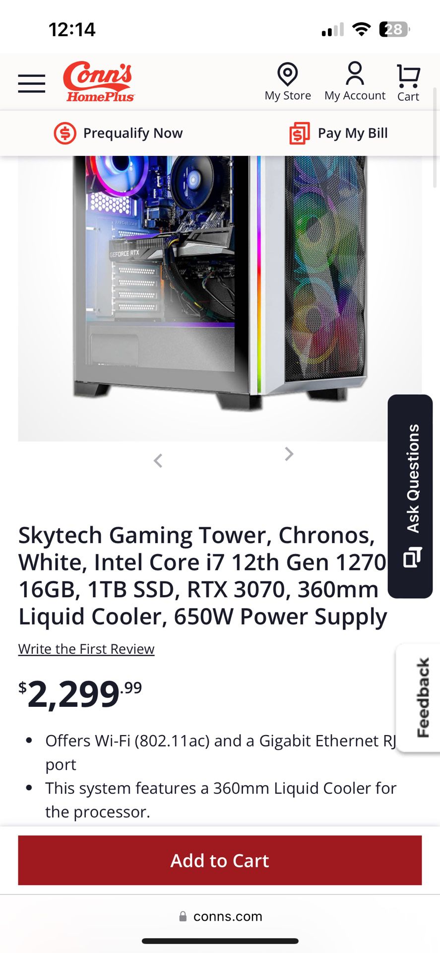 Sky Tech Gaming PC