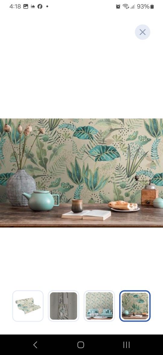 Wall Paper. 395" X 20.87" (New)