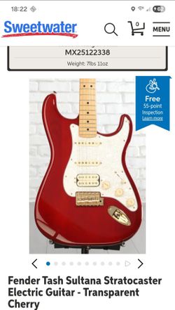 Fender Stratocaster Tash Sultana model
