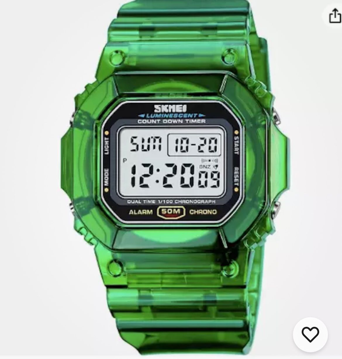 Gosasa Outdoor Sport Unisex Watches Led Transparent