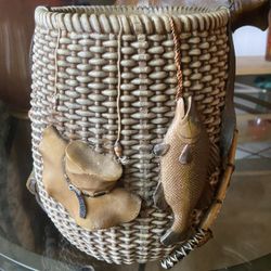 Rather Be A Fisherman Wastebasket