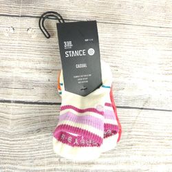 NEW Stance 3 Pairs Dye Namic Baby Newborn Casual Socks Size 3-6 Months