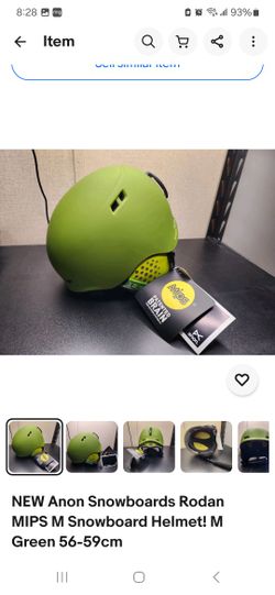 New Anon Snowboard Helmet Rodan MIPS Medium