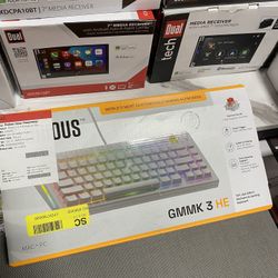 Gaming Keyboard with Rapid Trigger and Adjustable Actuation