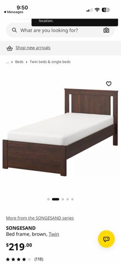 Twin Bed Frame Only