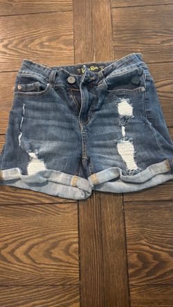 Denim jean womens shorts 25 waist
