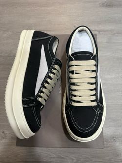 Rick Owen Vans Black and Cream