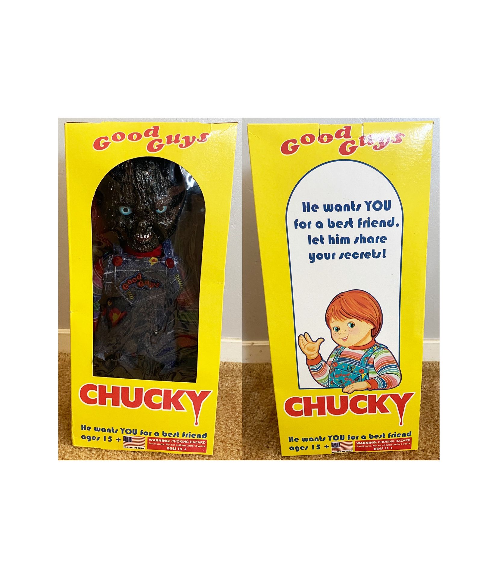 RARE Charred Child's Play Burnt Good Guy Chucky Doll Limited Edition!