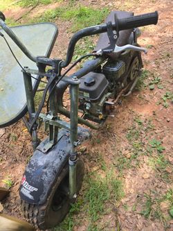 Mini bike with 212cc motor