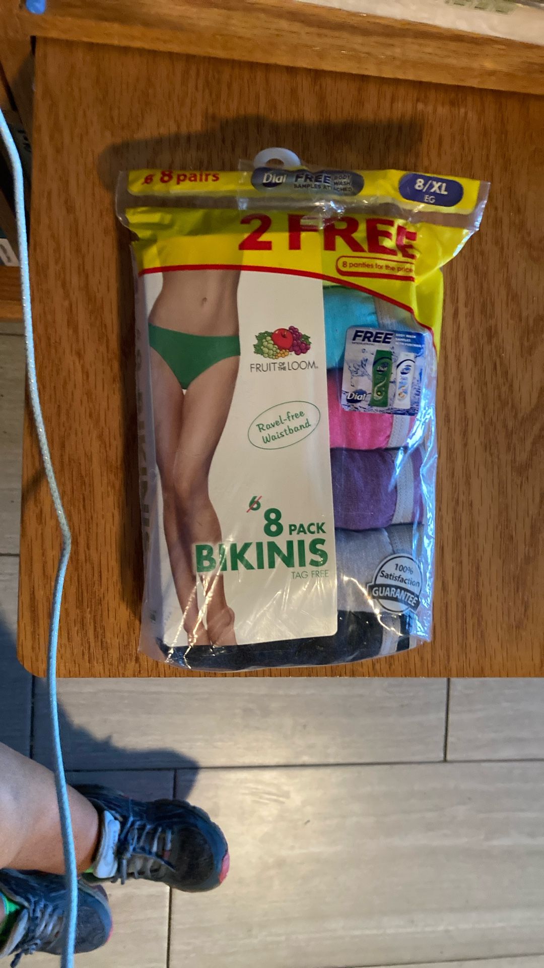 8 Pack Women’s Bikini Underwear 