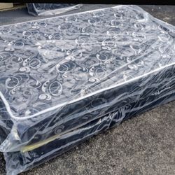 FREE DLVRY TODAY NEW Twin Size Mattress & Box $220.  