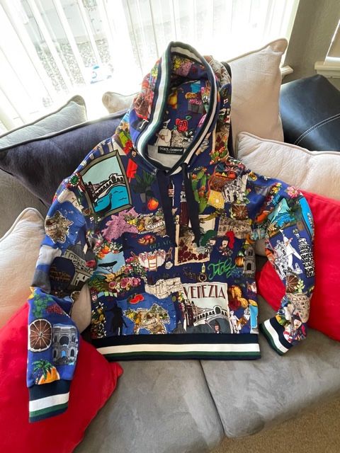 Dolce Gabbana Men Hoodie Size X-Large