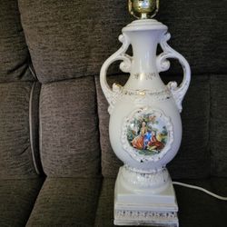 Antique Ceramic Victorian Lamps